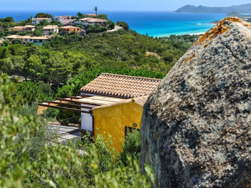 Blick auf Orchidea und die Costa Rei Blick auf Orchidea und die Costa Rei