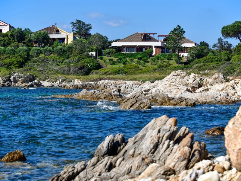 Villa vom Meer aus geshen Villa vom Meer aus geshen