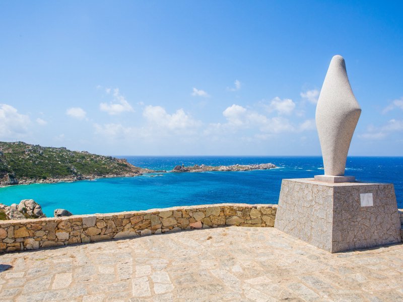 Ausblick von Santa Teresa di Gallura über die Bucht Ausblick von Santa Teresa di Gallura über die Bucht