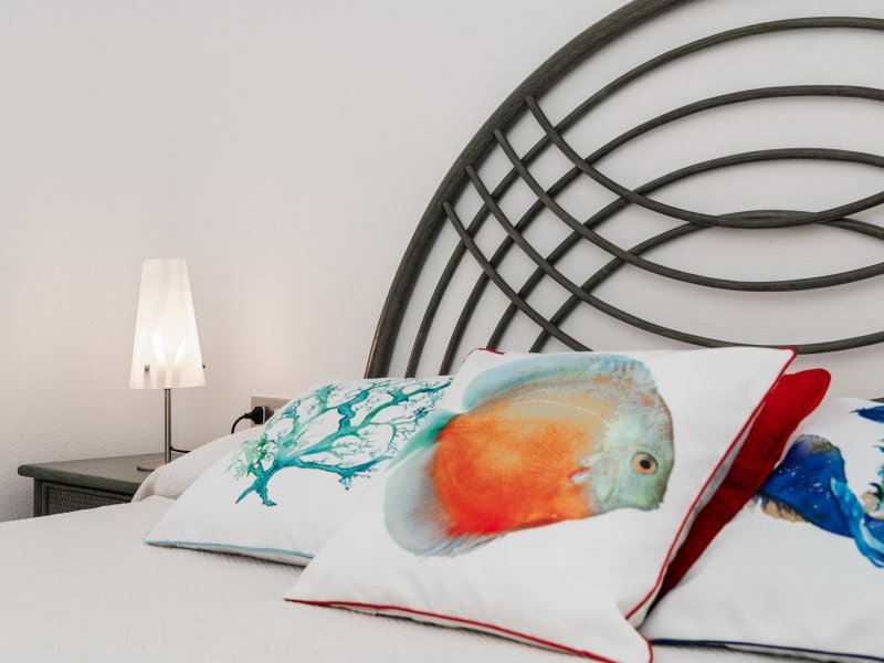 Schlafzimmer 2 mit Doppelbett und Klimaanlage Schlafzimmer 2 mit Doppelbett und Klimaanlage