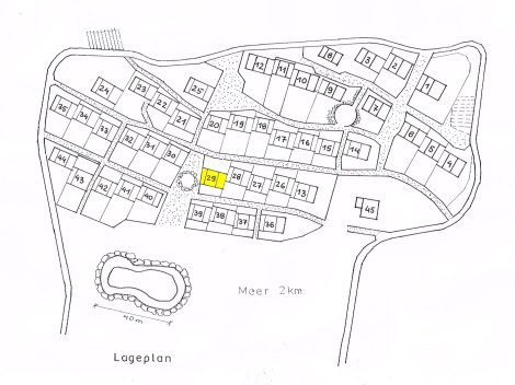 Position des Hauses in der Anlage Li Conchi