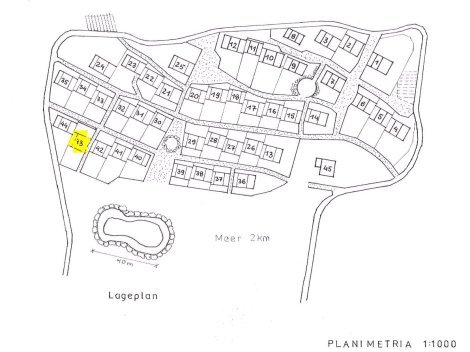 Position des Hauses in der Anlage Li Conchi