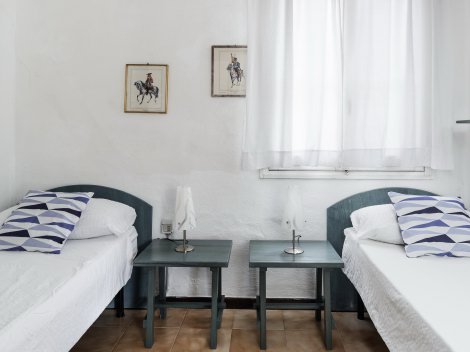 Schlafzimmer 3 mit zwei Einzelbetten, auch zusammenstellbar
